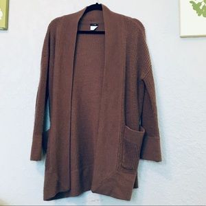 J.Crew mauve cardigan